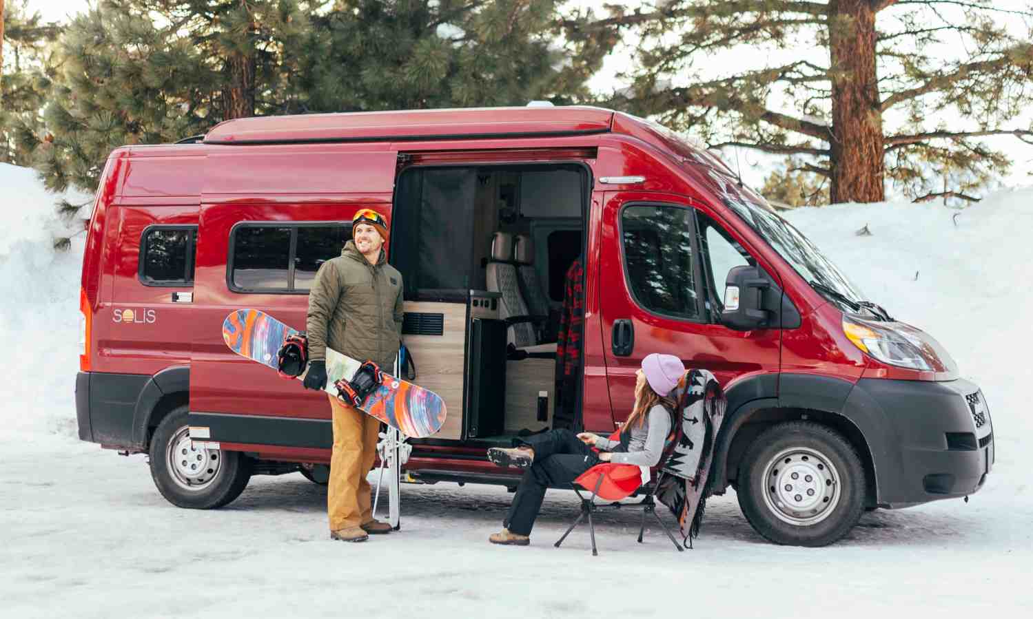 The ultimate basecamp for your winter camping adventure. Stay cozy and recharge while enjoying the slopes!